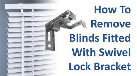 how to close metal blind brackets|how to pull down blinds.